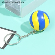 # NEW # Volleyball Keychain Mini PVC Volleyball keychain bag car keychain Ball Key Ring .