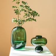 Danish Gourd Transparent Glass Vase Nordic Modern Minimalist Living Room Ornament INS Hydroponic Flo