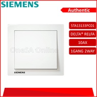 SIEMENS PVC SWITCH 10AX 1GANG 2WAY(5TA13133PC01)