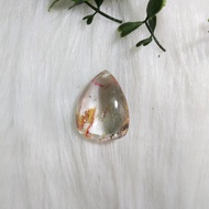 Mặt dây chuyền thạch anh ưu linh đa sắc dạng thô