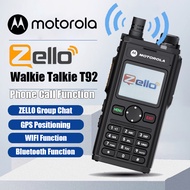 Motorola T92 Zello Walkie Talkie 4G WIFI 5000KM | 5000mAh capacity GPS IP54 waterproof radio for Tea