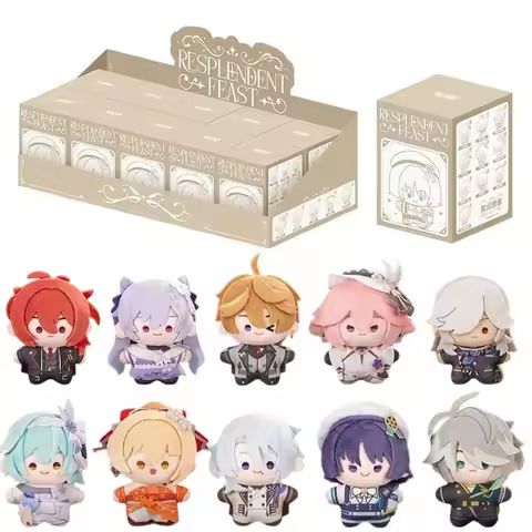 [Genuine] Genshin Impact RESPLENDENT FEAST Series Cartoon Dolls Wanderer Alhaitham Cyno Plush Pendan