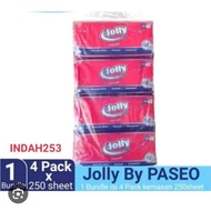 Jolly Tissue 250sheet 2ply 4pack. Soft Tissue Tissue.