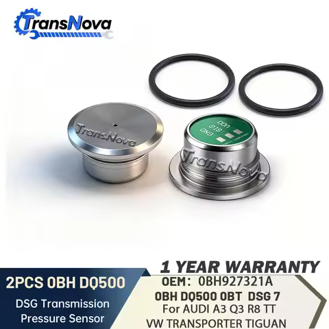 TransNova 1PCS/2PCS 0BH DQ500 TCU TCM Pressure Sensor 0BT 0DL Transmission Control Unit for Audi A3 