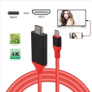 2M USB C 3.1 Type-C To HDMI Cable 4K HDTV Video Converter Adapter Samsung Phone to TV Cable