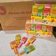 Permen Jeli Ice cream jeli pop aneka rasa buah isi 30 pcs Makanan Candy Snack Jelly