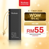 Yoobao Powerbank 100W Fast Charging with Huge Capacity 50000mAh Compatible For Laptop & Mobile Phone