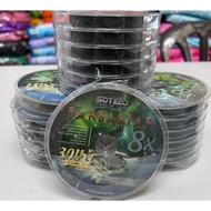 SOTELO BABARIN 8x PE Braid Line - Tali Pancing Ikan 15lb/20lb/30lb 8tali