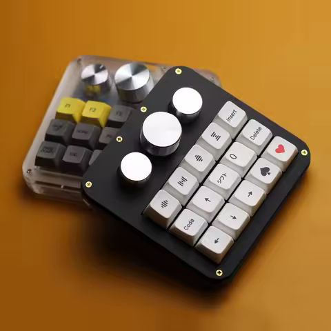 Keebox Mini Keyboard 15 Keys 3 Knobs Customized Function Keyboard VIA Programming Small Keyboard