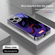 Venom Tempered Glass Case For Samsung S20 S21 S22 S23 S24 S25 Plus Ultra FE A25 A335G A35 A50 A52 A5