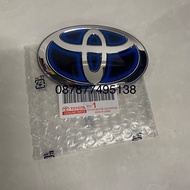 Emblem Hybrid logo Toyota Corolla Cross Glossy Glass look JDM blue (Unit)