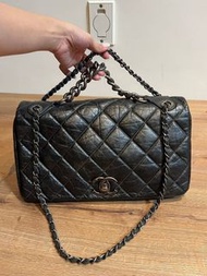 chanel 孟買系列 鉛筆黑灰 斜背包 肩背包