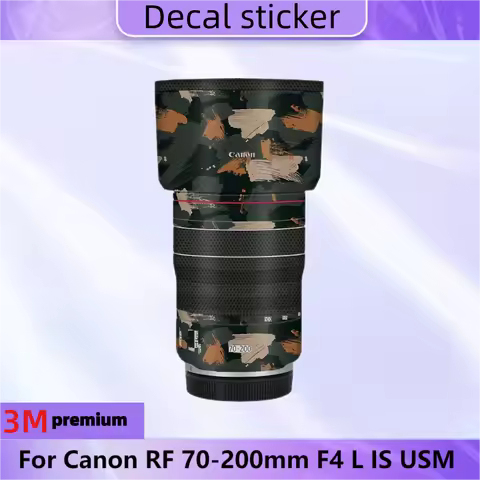 For Canon RF 70-200mm F4 L IS USM Lens Sticker Protective Skin Decal Film Anti-Scratch Protector Coa