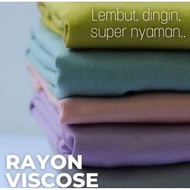KATUN COTTON RAYON VISCOSE||Premium rayon cotton||Rayon viscose||Per0.5 meters||kain cotton