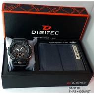 PRIA Digitec Men's Watches DG2118T 2118 3118 Original Digitec Wallet
