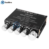 Bluetooth 5.0 2.1 Channel Power o Stereo Subwoofer Amplifier Board 50WX2+100W Speaker AMP XY-S100L