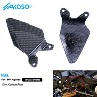 AKOSO 100% Dry Carbon Fiber Motorcycle Accessories Heel Fairing For MV Agusta Brutale 800RR