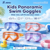 Kids Swim Goggles Anti-Fog Wide View Swimming Goggles Adjustable Strap