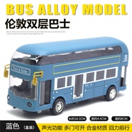 【READY STOCK IN MALAYSIA】Bus with Sound And LED Light Battery Operated Model Children's Toys City bu
