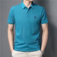 Short Sleeve Polo Shirt T-Shirt Business Polo Shirt Summer Men's Fashion Lapel Polo Polo Shirt Top Men's Breathable Polo