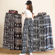 Thailand Batik Elephant Long Pant Plus Size Unisex Women Men/Thailand Batik Gajah Seluar Panjang Kai