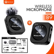 MIXIO B9 B10 Wireless Microphone Mic Wireless Live Clip on Hp Camera
