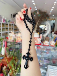 Chuỗi mân côi đá obsidian cho đạo công giáo