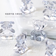 100 pcs teddy bear transparent polish paint.SG stock