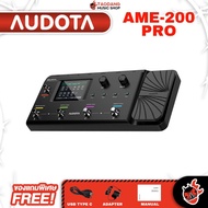 Audota AME-200 Pro สี Black มัลติเอฟเฟคกีต้าร์ Audota Amp Modelling & Multi Effects - เต่าแดง