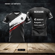 XS-3XL Dry Fit Digital Sublimation Printing Gaming G2 Esports Jersey Top for Unisex