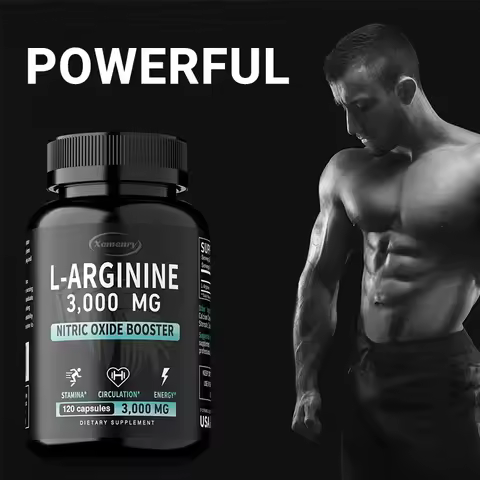 L-Arginine 3000mg - Men's Strength and Endurance Supplement To Improve Sexual Performance and Suppor