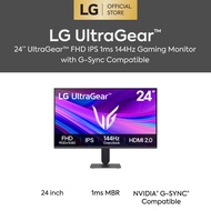 24” UltraGear™ FHD IPS gaming monitor | 144Hz, 1ms, G-Sync Compatible