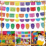 POPULAR Mexican Party Banner Outdoor Colorful Cinco De Mayo Decorations Festival Decorate Paper Cutt