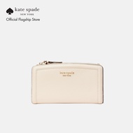 Kate Spade New York Womens Knott Zip Slim Wallet