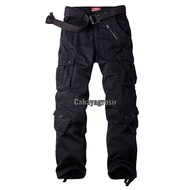 PROMO  celana cargo panjang bahan levs Denim - Celana ung Hiking cargo panjang