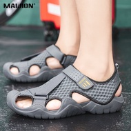 Men Round Toe Sports Sandals Non Slip Outdoor Wading Shoes Quick Drying Men's Hiking Sandals