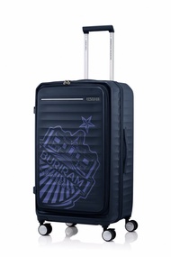 AMERICAN TOURISTER กระเป๋าเดินทางล้อลาก รุ่น FRONTEC TRUNK x BURIRAM UNITED (28นิ้ว ขยายได้ สี Navy)