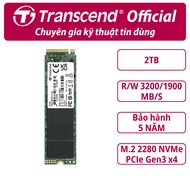 Transcend SSD115S Internal SSD 250GB / 500GB / 1TB / 2TB M.2 2280 PCIe Gen3 x4 NVMe upto 3200MB/s - 