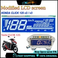 HONDA CLICK LCD ONLY DISPLAY SPEED DIGITAL SCREEN Click 125 V2/V3 / Click 150 V2 / Click 160