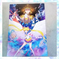 【預訂】美少女戰士Cosmos日本電影入場特典A5雙面大卡 sailor moon 百變小櫻 小魔女doremi  sailor starlights