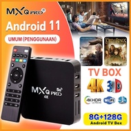 Android Tv Box Terbaru 2023 Ram 4Gb Android 11 Mxq Pro 4K 5G Tv
