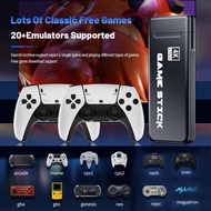 [SG Stock] 4K HD Video Game Console 64G Built-in 20000 +Games Retro handheld Game Stick Wireless Con