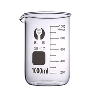 Glass Beaker 500ml / 600ml / 800ml / 1000ml with Sprout