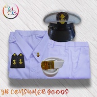 Maritime uniform complete set with accessories marine seaman  student uniform gabardine fabric good 