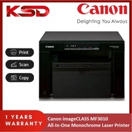 Canon imageCLASS MF3010 All-In-One Monochrome Laser Printer Home Office Use Printer (Print/Scan/Copy)