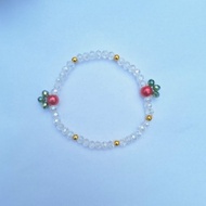 Cherry DIAMOND BRACELET/cherry DIAMOND Bead BRACELET