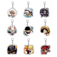 ONE PIECE Acrylic Keychain Luffy Zoro Anime Peripheral Keychain