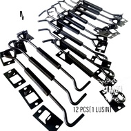 1 dozen black aesthetic window retainer wind rights, 20 cm long, contents 12 pcs and 6 pcs