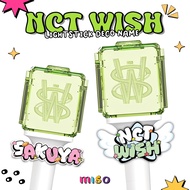 NCT WISH LIGHTSTICK Deco Name/ NCT WISH lightstick acrylicTAG NCT WISH Lightstick NEOBONG DECO LIGHT