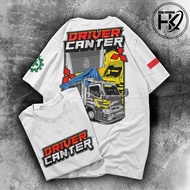 T-shirt Kaos DEWASA DRIVER CANTER Distro Driver Canter Kaos Driver Muda
